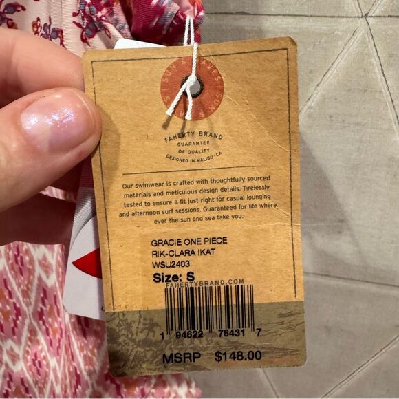 NWT Faherty Brand one piece swimsuit S - Picture 4 of 8